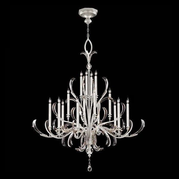 Alice Candle Arcs 2-Tier Chandelier 57"