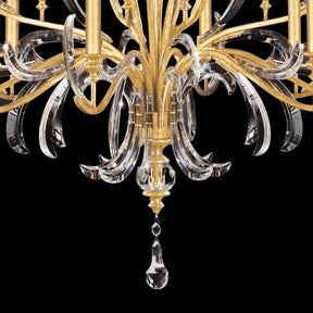 Alice Candle Arcs 2-Tier Chandelier 57"