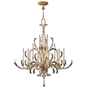 Alice Candle Arcs 2-Tier Chandelier 57"