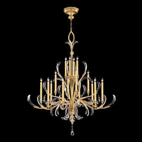 Alice Candle Arcs 2-Tier Chandelier 57"