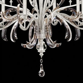 Alice Candle Arcs 2-Tier Chandelier 57"