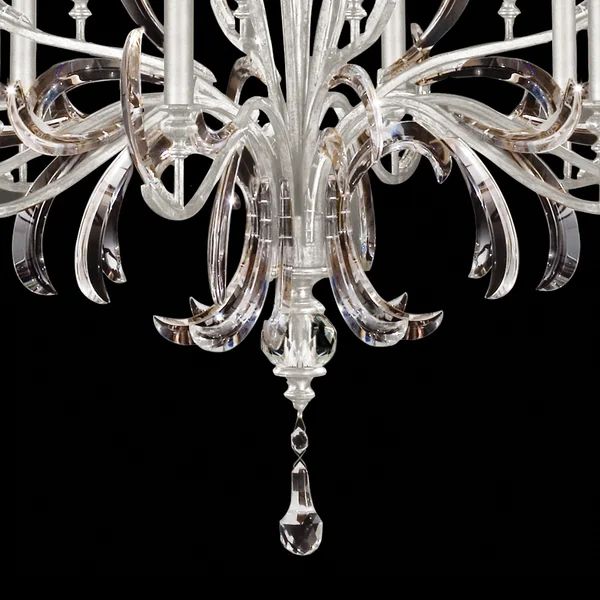 Alice Candle Arcs 2-Tier Chandelier 57"