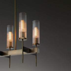 Alouett Glass Linear Chandelier