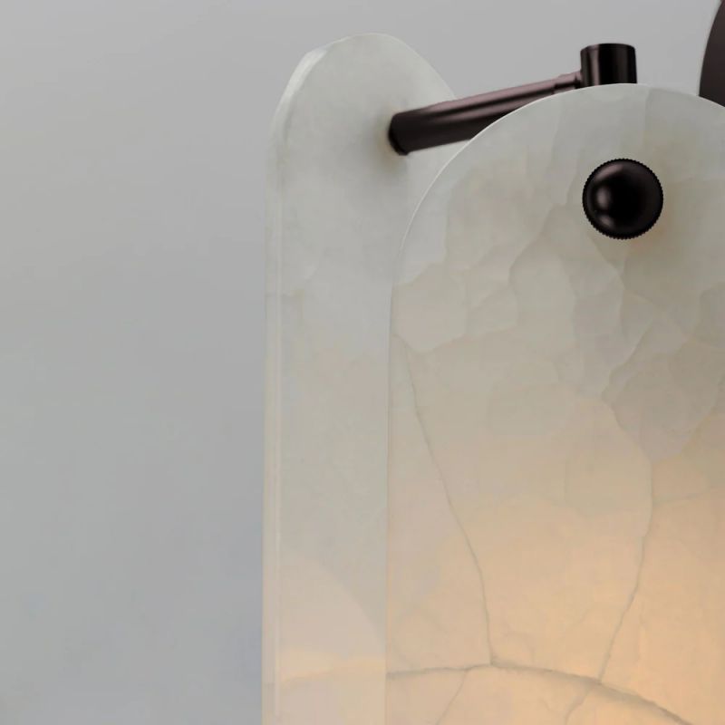 Studio M Alabaster Megalith Wall Sconce