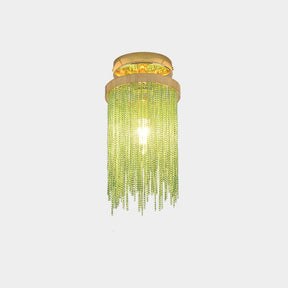Aluminum Tassel Flushmount for House