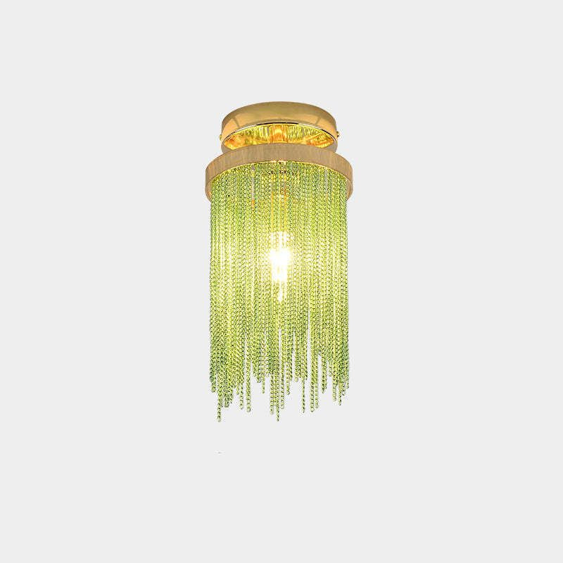 Aluminum Tassel Flushmount for House