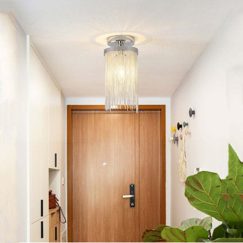 Aluminum Tassel Flushmount for House