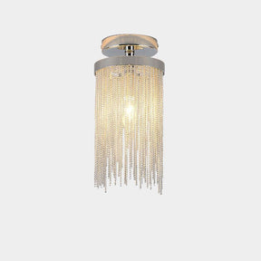 Aluminum Tassel Flushmount for House
