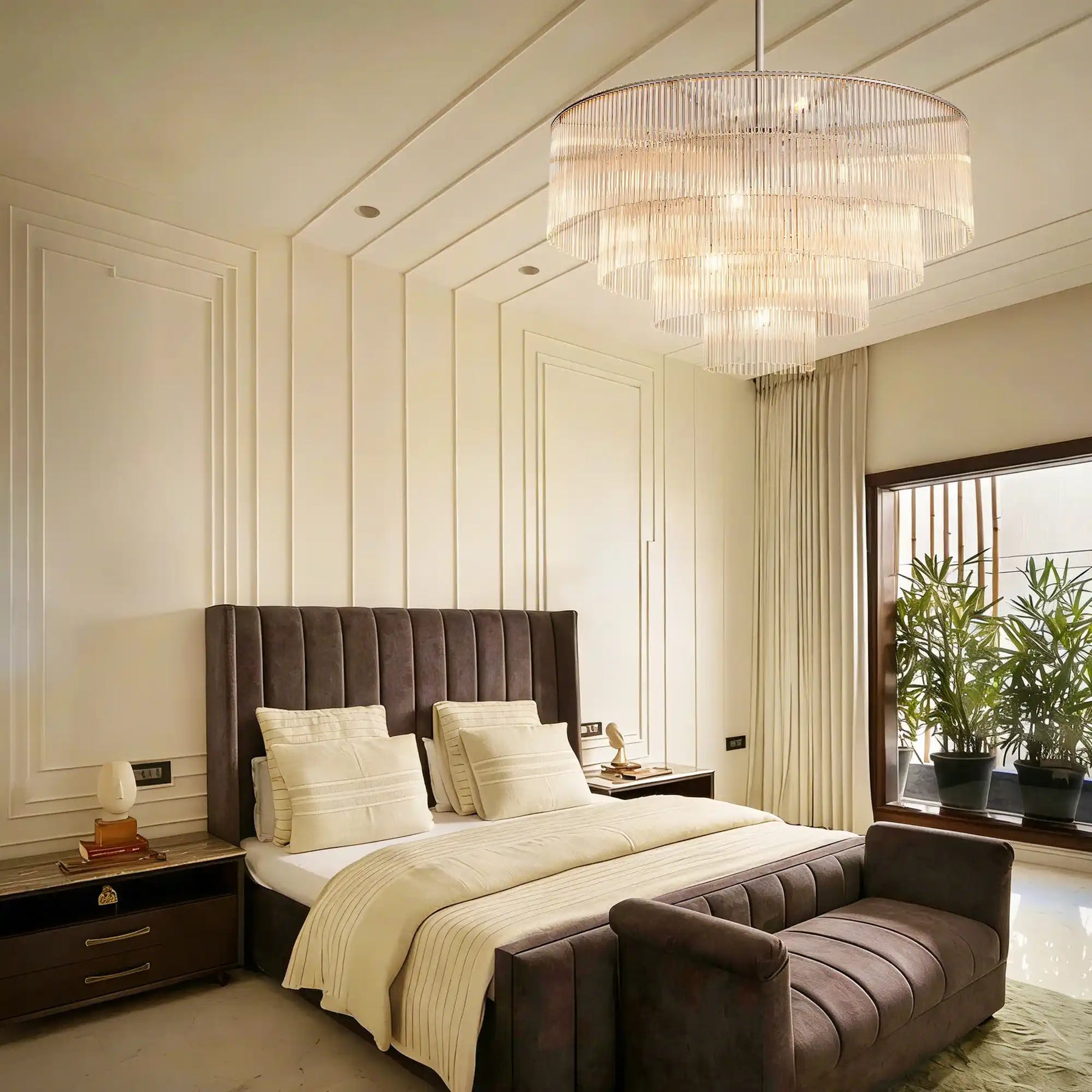 Amedio Round Chandelier 40"