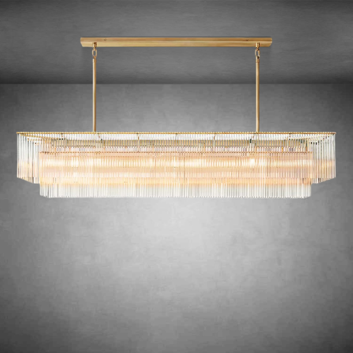 Amadeon Rectangular Chandelier 72"