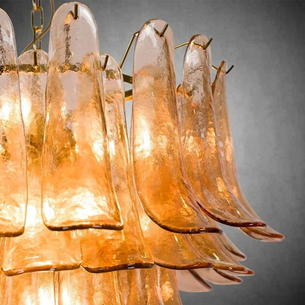 Amber Petalo Chandelier – 2 Sizes