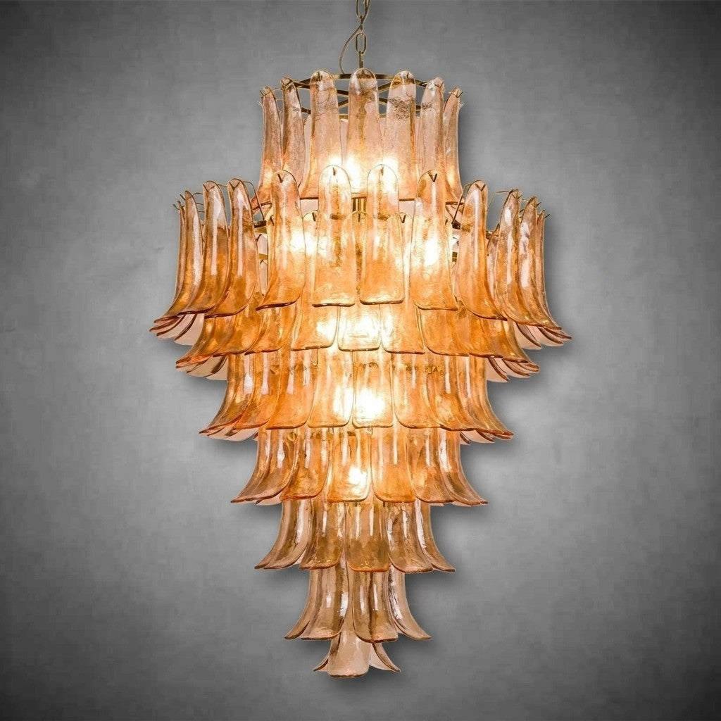Amber Petalo Chandelier – 2 Sizes