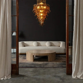 Amber Petalo Chandelier – 2 Sizes - Small 29.5"WBlushlighting