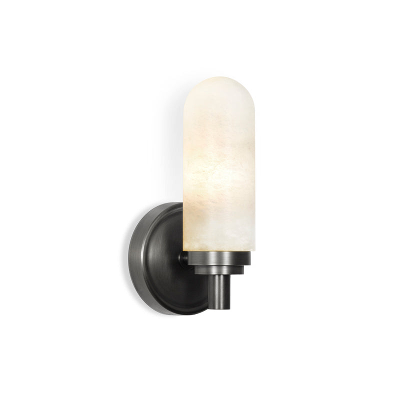 Amelia Bedroom Alabaster Single Wall Sconce