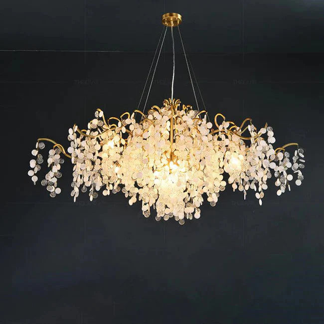 American Creative Modern Branch Chandelier Oval