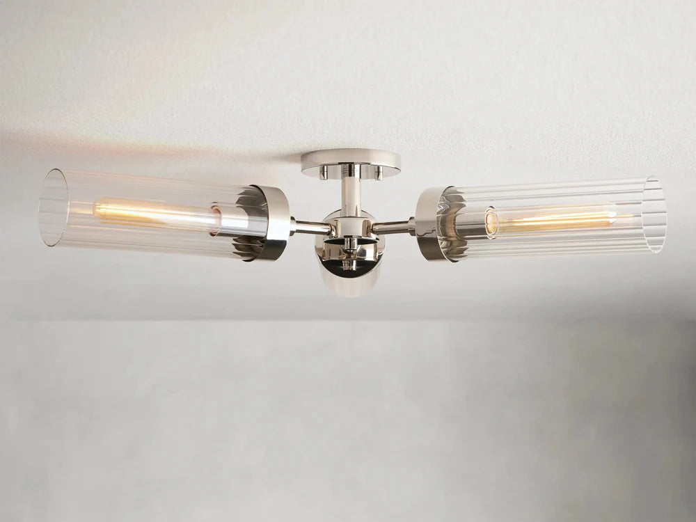 Andreas 3-Light Flushmount Ceiling Lamp