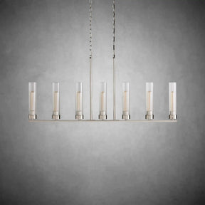 Andreas Glass Linear Chandelier Lighting