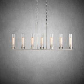 Andreas Glass Linear Chandelier Lighting