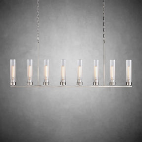 Andreas Glass Linear Chandelier Lighting