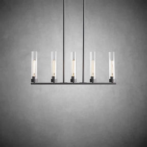 Andreas Glass Linear Chandelier Lighting