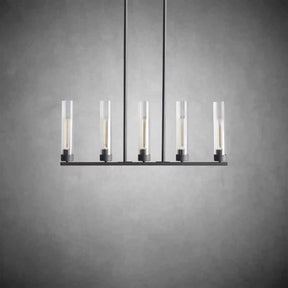 Andreas Glass Linear Chandelier Lighting