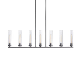 Andreas Glass Linear Chandelier Lighting