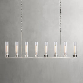 Andreas Glass Linear Chandelier Lighting
