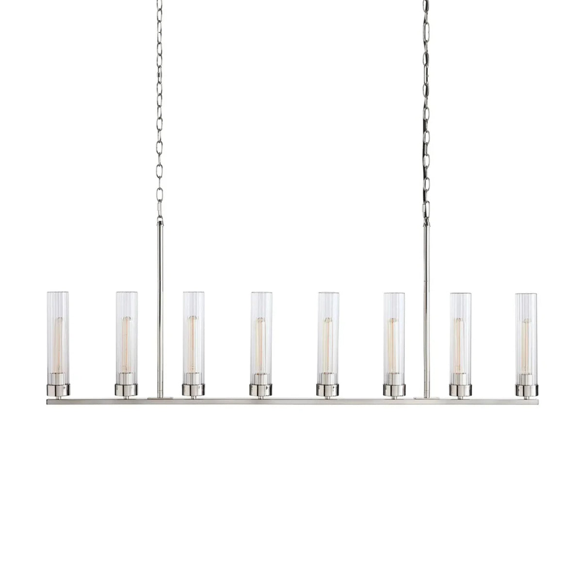 Andreas Glass Linear Chandelier Lighting