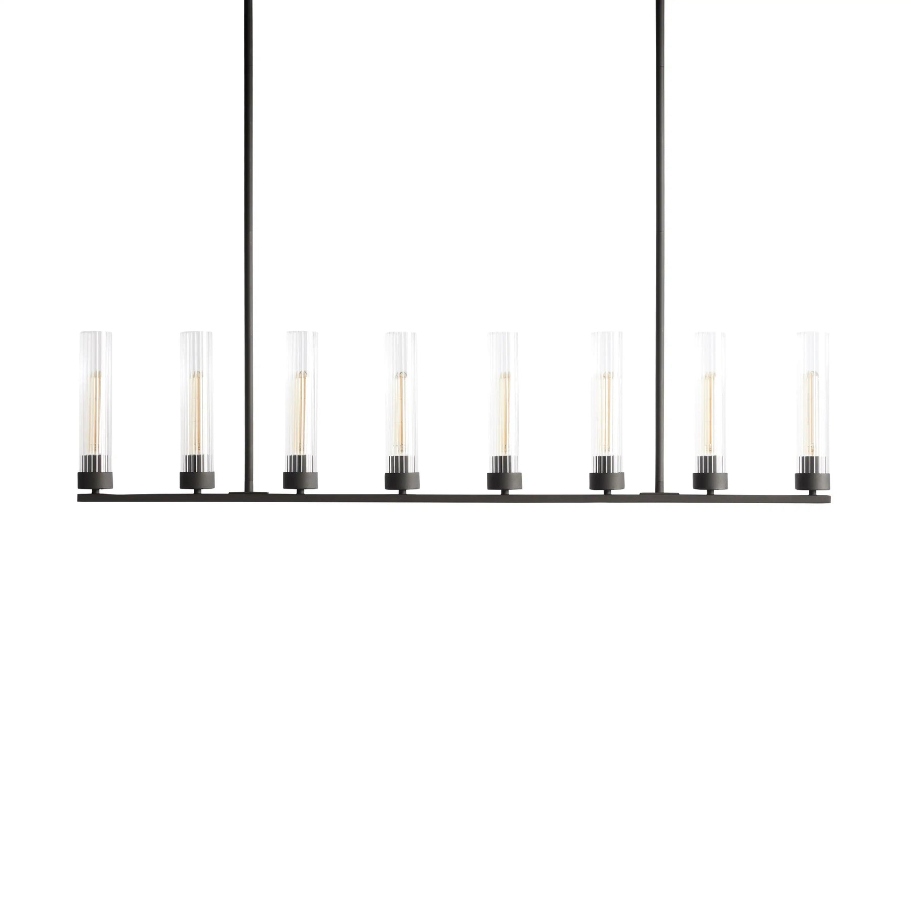 Andreas Glass Linear Chandelier Lighting