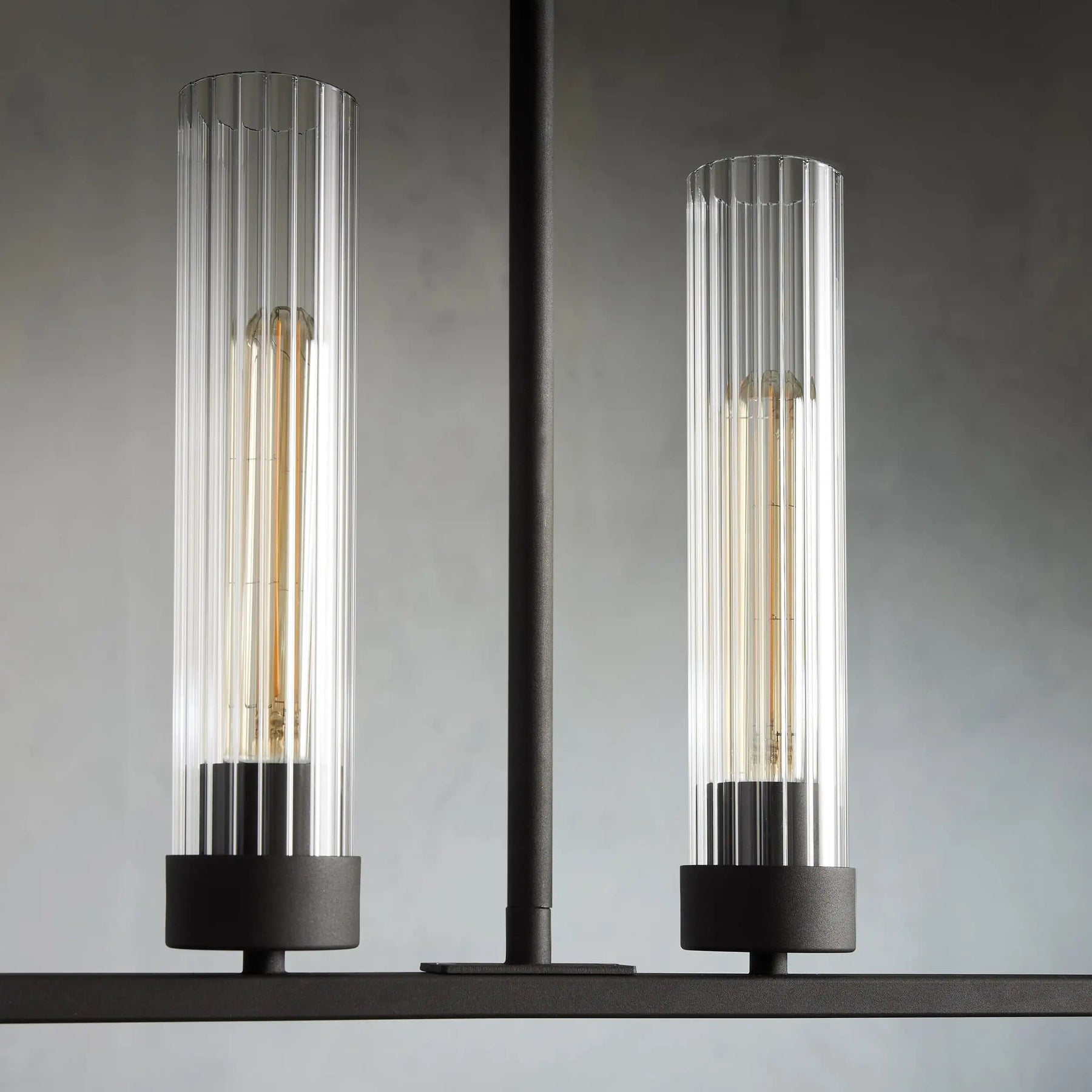 Andreas Glass Linear Chandelier Lighting