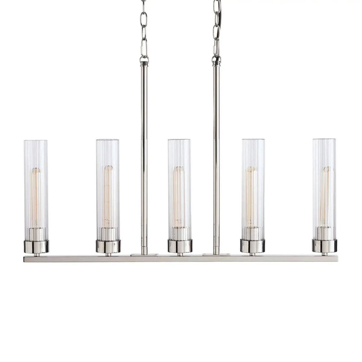 Andreas Glass Linear Chandelier Lighting
