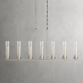 Andreas Glass Linear Chandelier Lighting