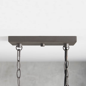 Andreas Glass Linear Chandelier Lighting