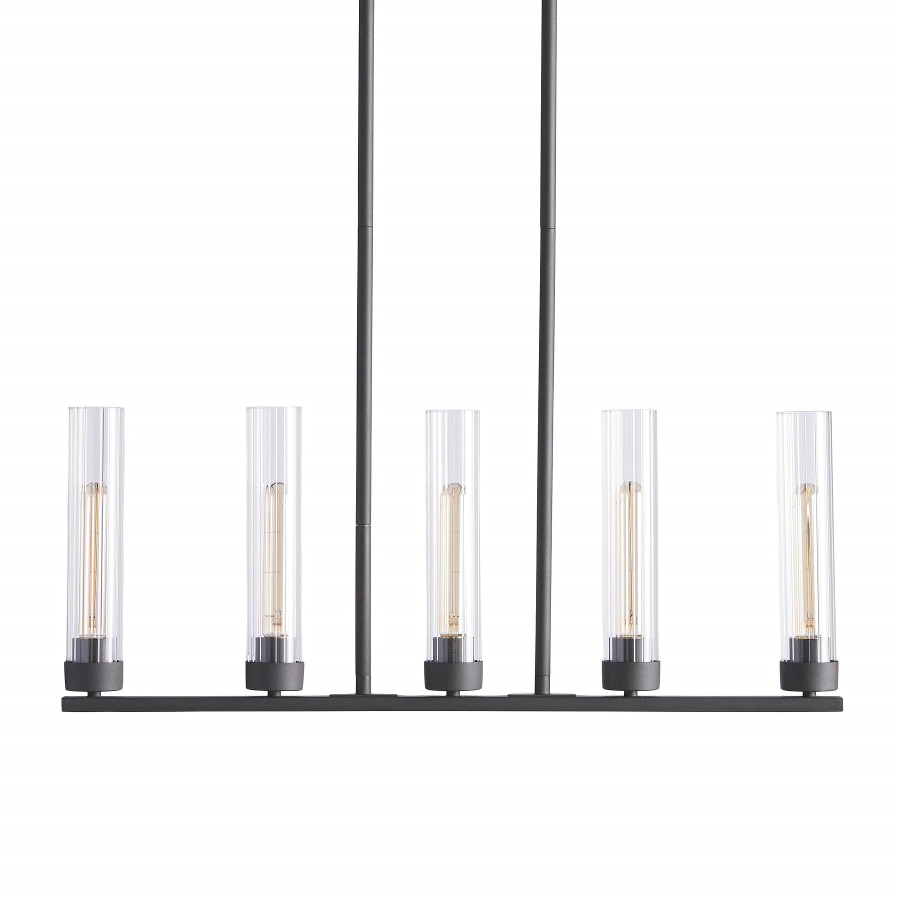 Andreas Glass Linear Chandelier Lighting