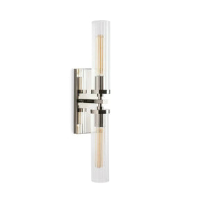 Andreas Glass Modern Wall Lamp 2 Light