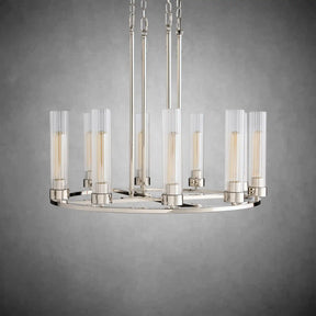 Andreas Round Glass Chandelier