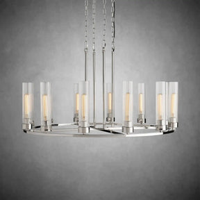 Andreas Round Glass Chandelier