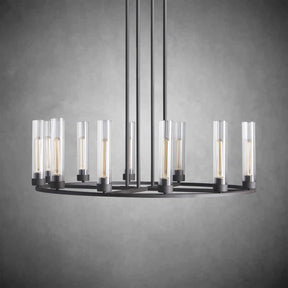 Andreas Round Glass Chandelier