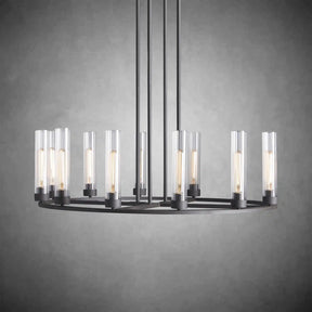 Andreas Round Glass Chandelier