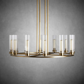 Andreas Round Glass Chandelier