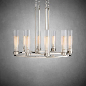 Andreas Round Glass Chandelier
