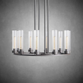 Andreas Round Glass Chandelier