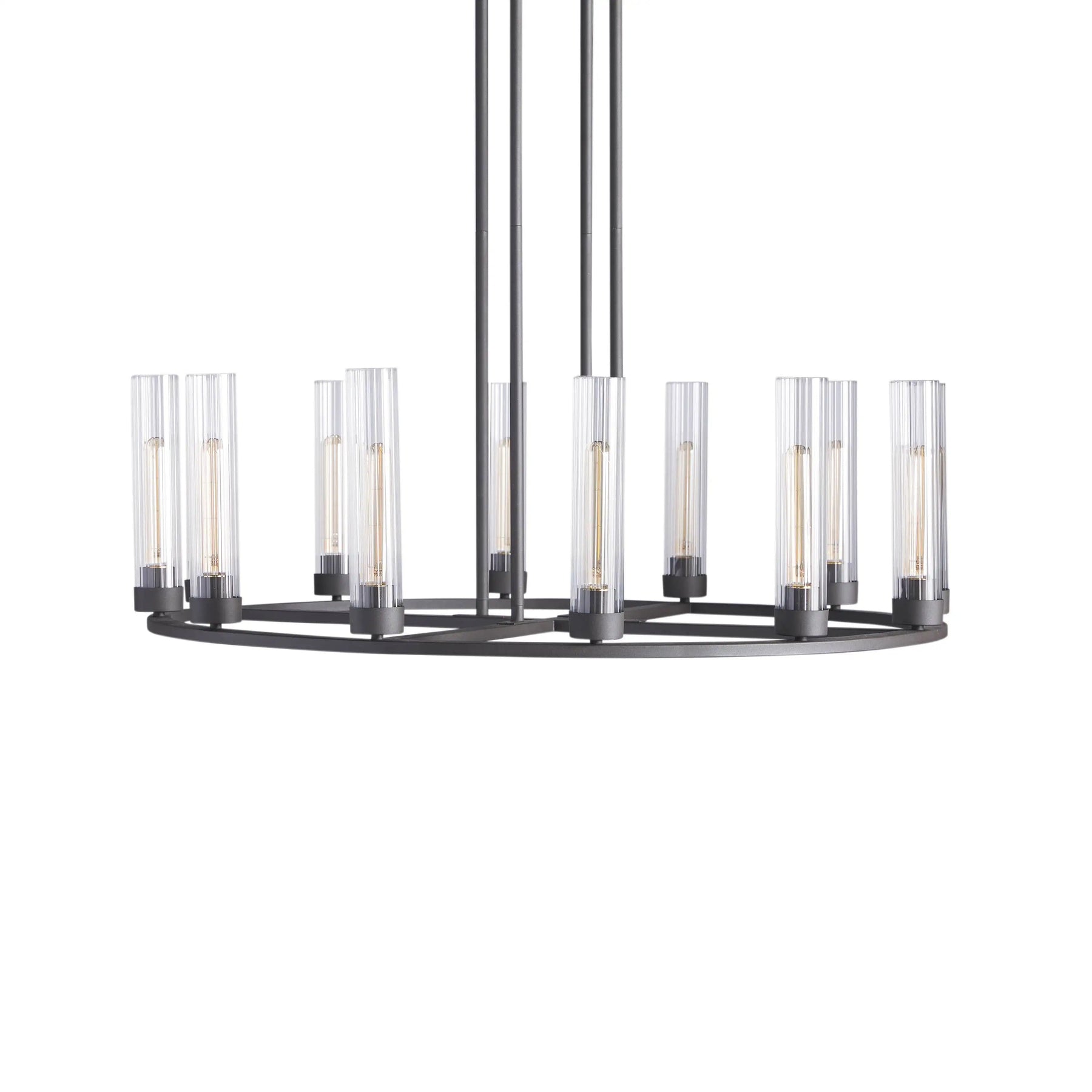 Andreas Round Glass Chandelier 30"W 40"W