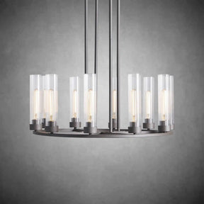 Andreas Round Glass Chandelier