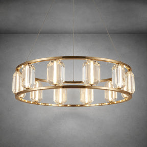 Arcus Contemporary Crystal Chandelier
