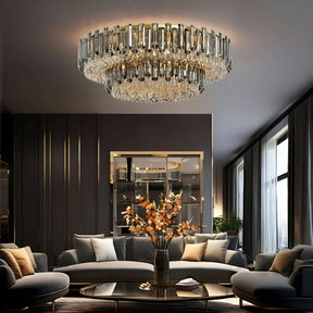 Arina Luxury Round Crystal Chandelier 31"