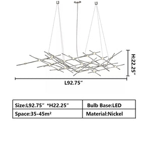 Art Design Creative Constellation Light Fixture for Living Room