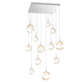 Art Twisted Square Chandelier