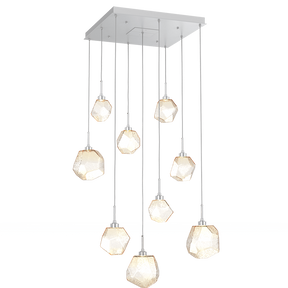 Art Twisted Square Chandelier