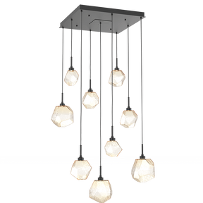 Art Twisted Square Chandelier